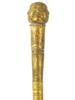 VINTAGE TIBETAN BUDDHA WITH THREE FACES SWORD CANE PIC-4