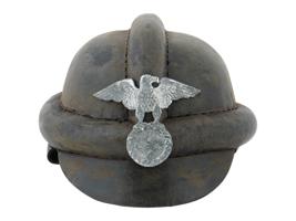 WWII NAZI GERMAN POLICE MOTORCYCLE HELMET