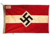 GERMAN WWII HITLER YOUTH BANNER WITH TAGS PIC-0