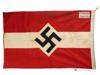 GERMAN WWII HITLER YOUTH BANNER WITH TAGS PIC-1