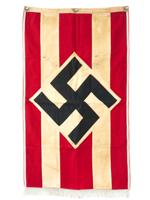 GERMAN WWII HITLER YOUTH TRUMPET BANNER