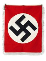 GERMAN WWII WAFFEN SS DIVISION HITLER TRUMPET BANNER