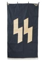 CONCENTRATION CAMP AUSCHWITZ SS TRUMPET BANNER