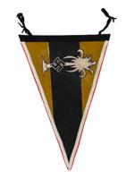 WWII NAZI GERMAN AFRIKA CORPS CAR PENNANT