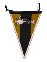 WWII NAZI GERMAN AFRIKA CORPS CAR PENNANT