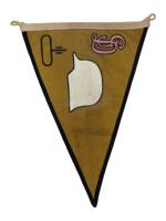 WWII NAZI GERMAN SD SENIOR OFFICER CAR PENNANT