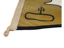 WWII NAZI GERMAN SD SENIOR OFFICER CAR PENNANT