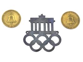 GROUP OF 3 1936 GERMAN BERLIN OLYMPIC GAMES ITEMS