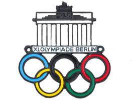 GROUP OF 3 1936 GERMAN BERLIN OLYMPIC GAMES ITEMS
