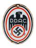 WWII NAZI GERMAN DDAC AUTOMOBILE CLUB STREET SIGN PIC-0