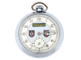 GERMAN WW2 WAFFEN SS DIVISON HITLERJUGEND POCKET WATCH