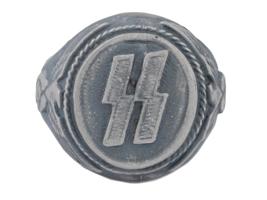 GERMAN WWII WAFFEN SS SILVER RING