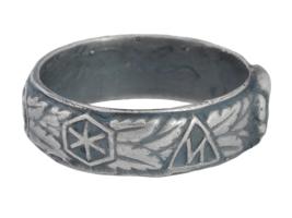 GERMAN WWII SS HONOR SILVER RING