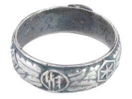 GERMAN WWII SS HONOR SILVER RING