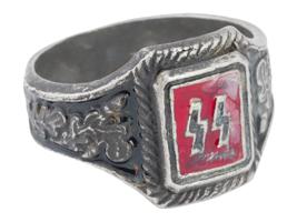 GERMAN WWII WAFFEN SS SILVER RING