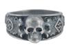 GERMAN WWII SS SECRET SOCIETY AHNENERBE SILVER RING PIC-0
