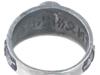 GERMAN WWII SS SECRET SOCIETY AHNENERBE SILVER RING PIC-6