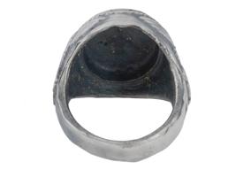 GERMAN WWII WAFFEN SS DIVISION TOTENKOPF SILVER RING