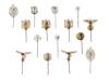 GROUP OF 15 GERMAN WWII STICK PINS PIC-1