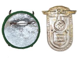 GROUP OF 2 GERMAN 3RD REICH PERIOD SHIELDS