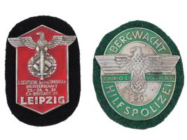 GROUP OF 2 GERMAN 3RD REICH PERIOD SHIELDS