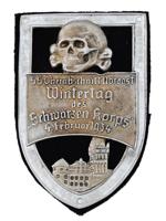 GROUP OF TWO GERMAN SS THIRD REICH PERIOD SHIELDS