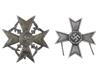 GROUP OF FOUR GERMAN IRON CROSSES FROM WWII PIC-3