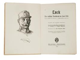 WWI RUSSIAN CAMPAIGN BOOK FROM ADOLF HITLERS LIBRARY