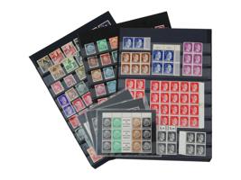 COLLECTION OF GERMAN 3RD REICH PERIOD STAMPS IN CARDS