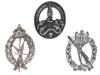 GROUP OF THREE GERMAN WW I AND WW II BADGES PIC-0