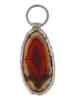 GERMAN WWII MILITARY SILVER AGATE PENDANT PIC-1