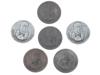 GROUP OF 6 ANTISEMITIC GERMAN COINS FROM 30S PIC-0