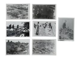 GROUP OF 7 PHOTOS OF NAZI ATROCITIES AGAINST CIVILIANS