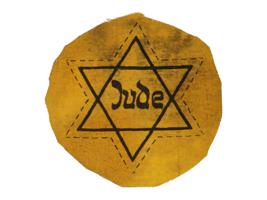 WWII HOLOCAUST JEWISH GHETTO STAR OF DAVID ARMBAND