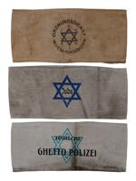 GROUP OF 3 HOLOCAUST PERIOD ARMBANDS