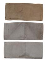 GROUP OF 3 HOLOCAUST PERIOD ARMBANDS