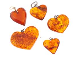 LOT OF 12 RUSSIAN BALTIC AMBER PENDANTS EARRINGS