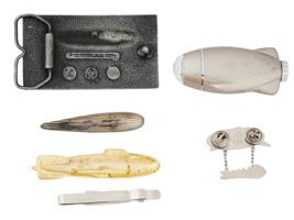 ZEPPELIN ITEMS BELT BUCKLE TIE CLIP BADGES LIGHTER