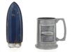 GROUP OF 2 ZEPPELIN ITEMS FLASH LIGHT AND CUP PIC-0
