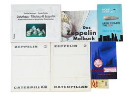 GROUP OF VINTAGE ZEPPELIN BOOK EDITIONS AND MEMORABILIA