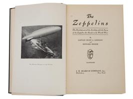 GROUP OF FIVE ANTIQUE PRE WWII ZEPPELIN BOOK EDITIONS