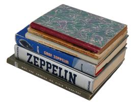 GROUP OF 6 VINTAGE ZEPPELIN AIRSHIP TRAVEL BOOKS