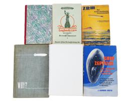 GROUP OF 6 VINTAGE ZEPPELIN AIRSHIP TRAVEL BOOKS