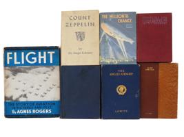 GROUP OF 7 VINTAGE ZEPPELIN AIRSHIP TRAVEL BOOKS