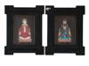 CHINESE EMBROIDERED ANCESTRAL ROYAL FIGURES IN FRAMES PIC-0