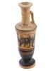 ANCIENT GREEK ATTIC BLACK FIGURE LEKYTHOS OIL VASE PIC-1