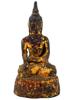 ANTIQUE 19TH C BRONZE BUDDHA FROM SOUTHEAST ASIA PIC-0