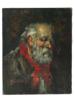 ALBERTO CECCONI ITALIAN OIL PAINTING OF AN OLD MAN PIC-0