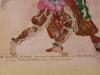 RUSSIAN BALLET WATERCOLOR PAINTING BY LEON BAKST PIC-3