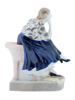 ANTIQUE GOLDSCHEIDER PODOLA PORCELAIN FEMALE FIGURINE PIC-4